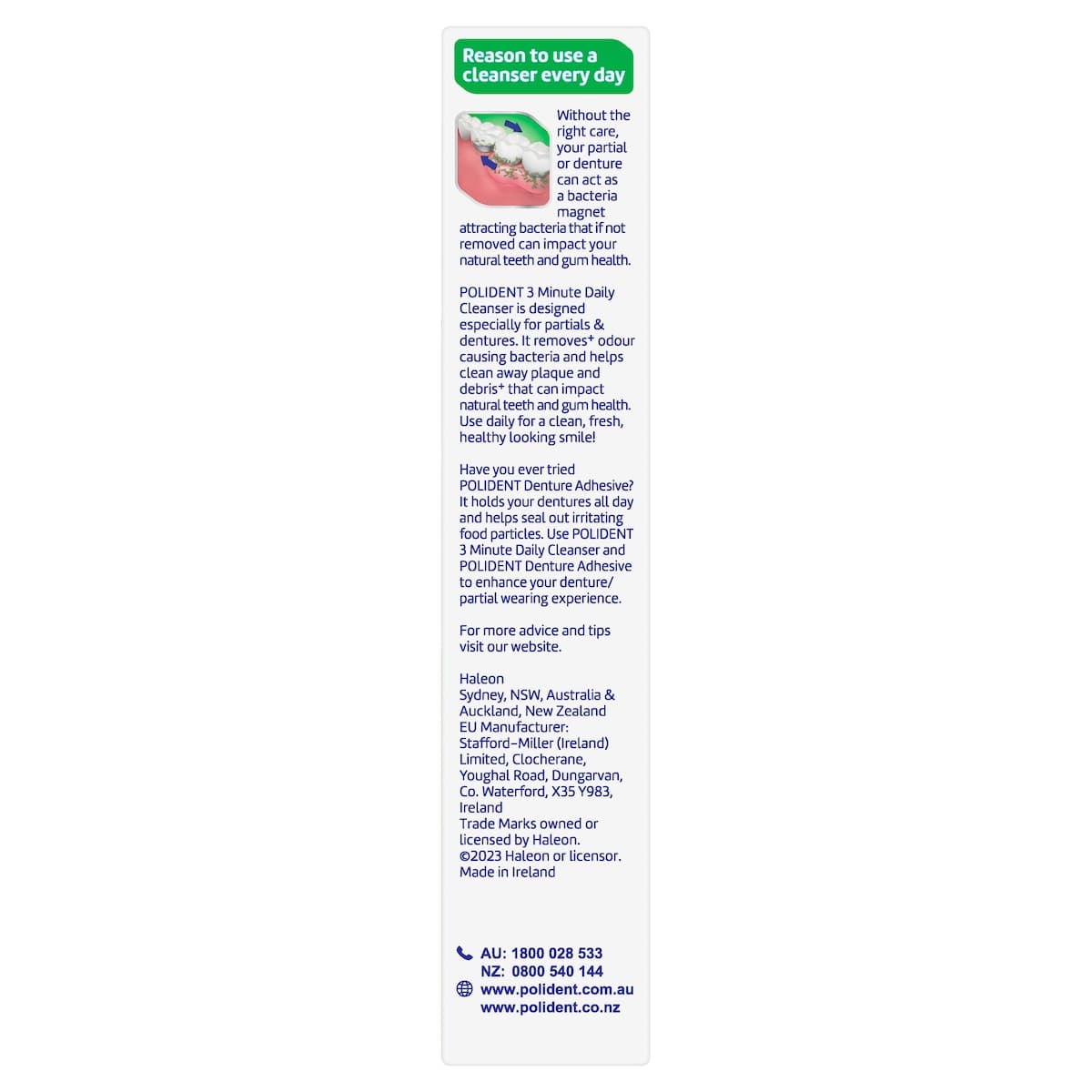 Thumbnail Polident 3 Minute Daily Cleanser For Dentures 36 Tablets