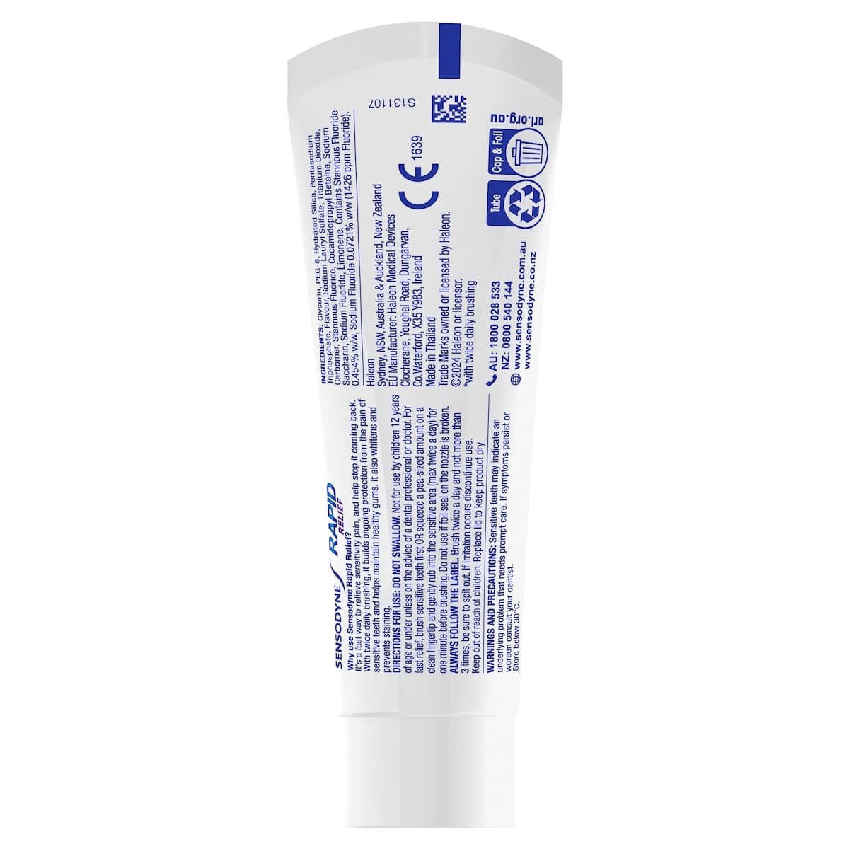 Thumbnail Sensodyne Rapid Relief Toothpaste 100G