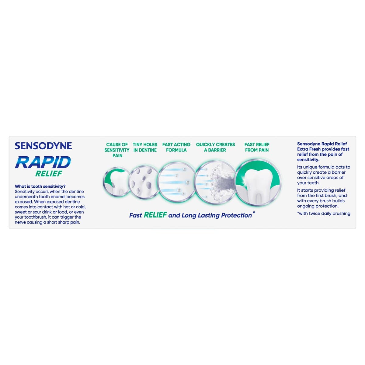 Thumbnail Sensodyne Rapid Relief Toothpaste Extra Fresh 100G