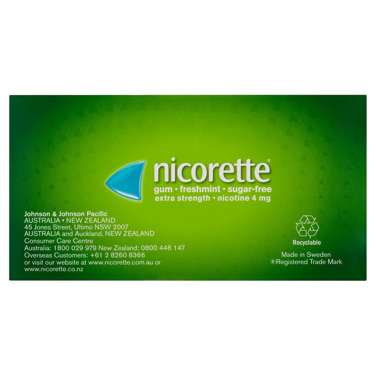 Thumbnail Nicorette Quit Smoking Nicotine Gum 4Mg Fresh Mint 105 Pieces