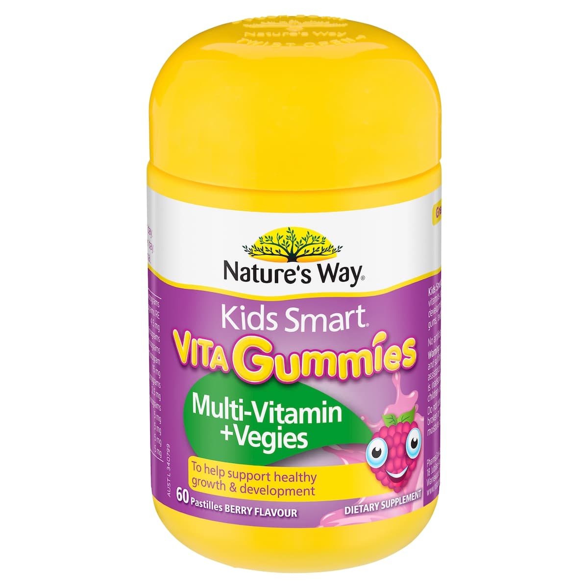 Thumbnail Natures Way Kids Smart Vita Gummies Multivitamin + Vegies 60 Pack