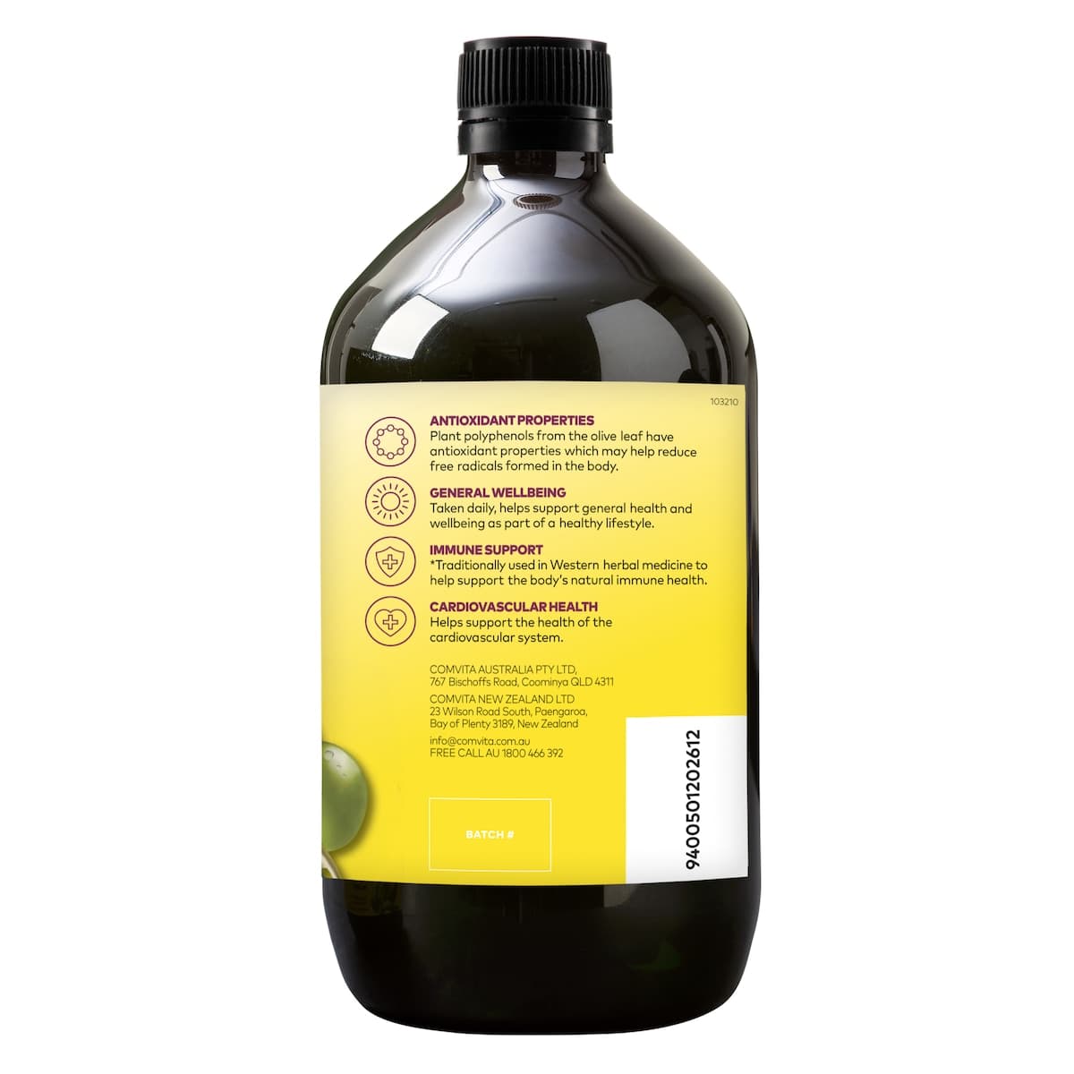 Thumbnail Comvita Olive Leaf Extract Mixed Berry 1 Litre