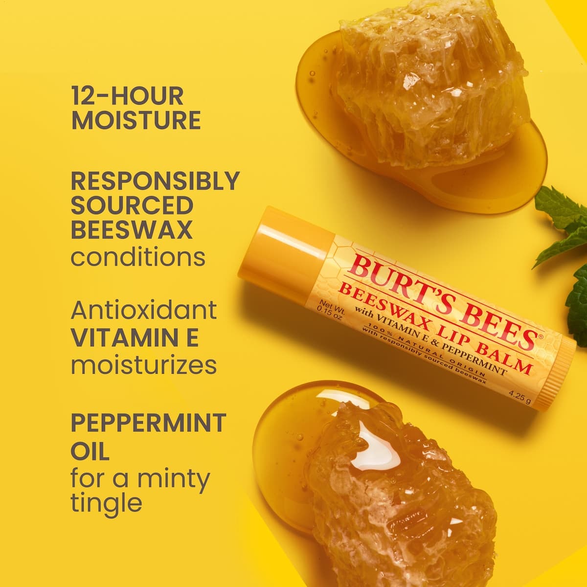 Thumbnail Burts Bees Beeswax Lip Balm 4.25G