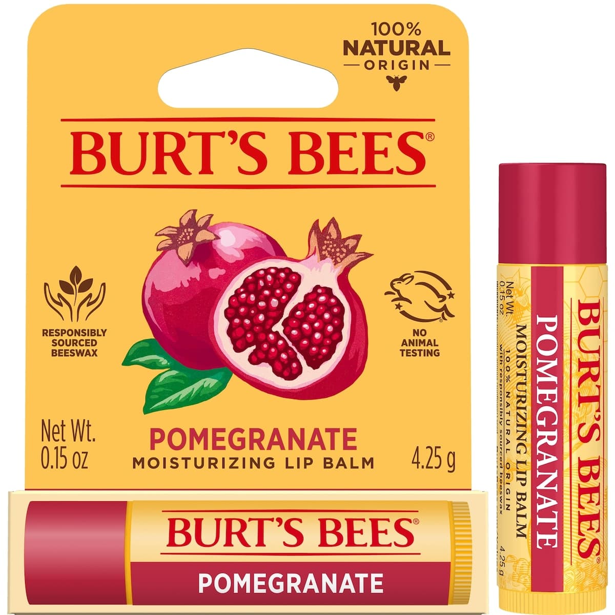 Thumbnail Burts Bees Pomegranate Lip Balm 4.25G