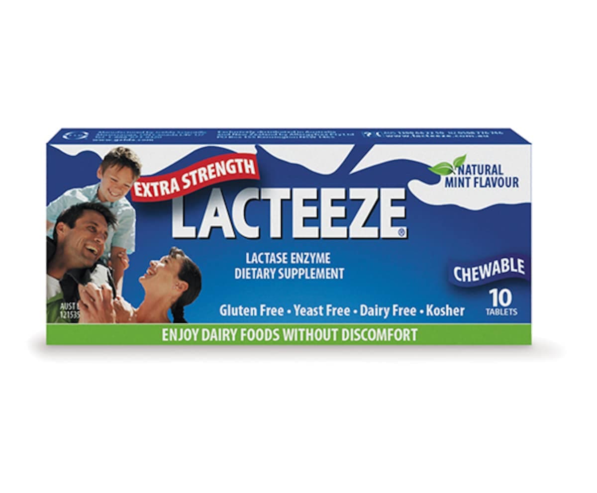 Thumbnail Lacteeze Mint Flavour 10 Chewable Tablets